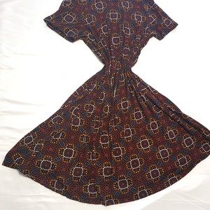 LulaRoe Print Dress